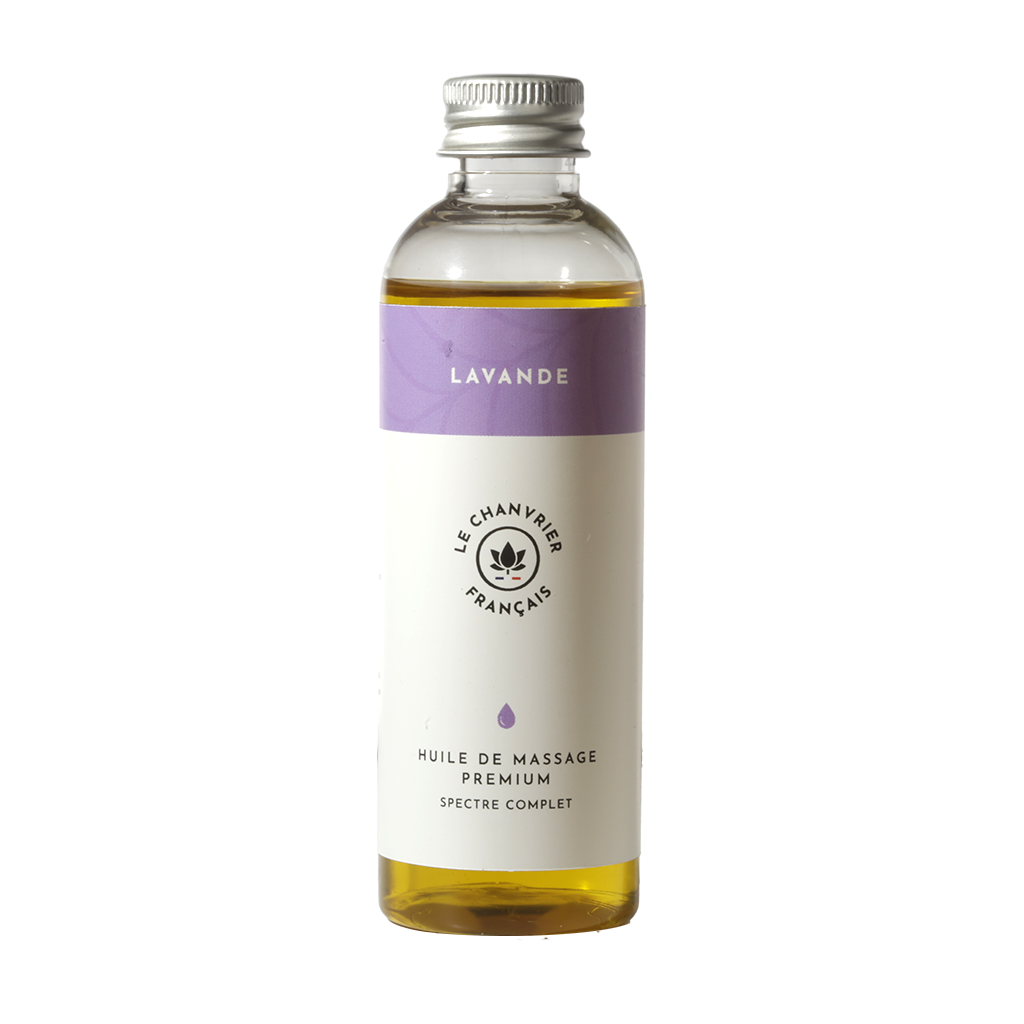 Huile de massage CBD Lavande
