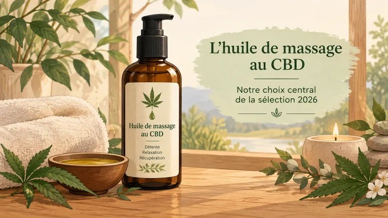 Meilleures huiles de massage au CBD en 2026 : notre sélection