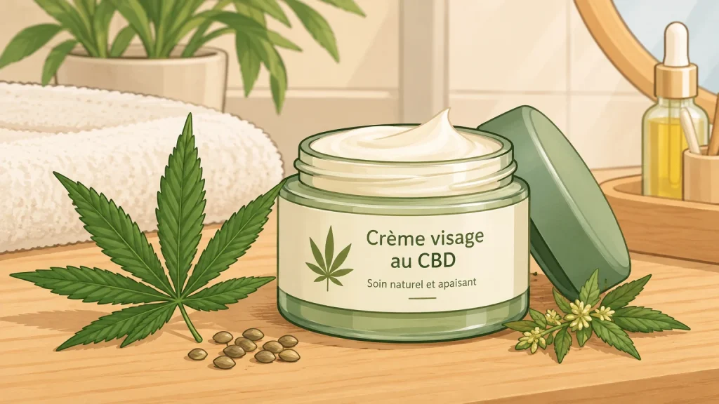 Baume chauffant infusé au CBD de la gamme Le Chanvrier Français